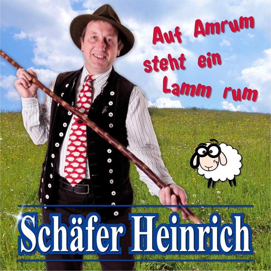 Schäfer Heinrich Auf Amrum Steht Ein Lamm Rum